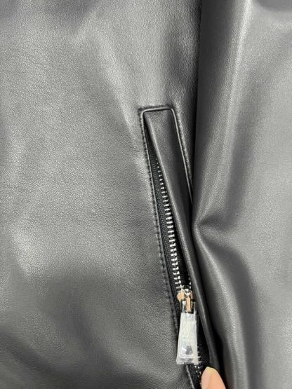  Men's Prada Nappa leather bomber jacket #3757 - Image 6