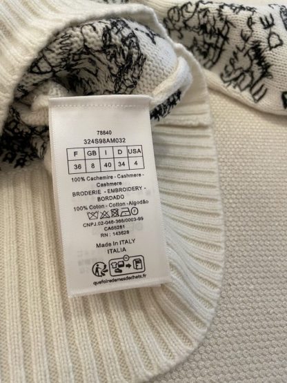  Dior Women's DiorAlps Mock-Neck Cardigan #3863 - Image 2
