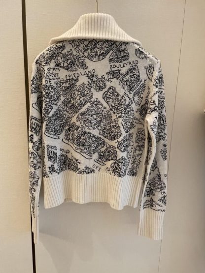  Dior Women's DiorAlps Mock-Neck Cardigan #3863 - Image 7