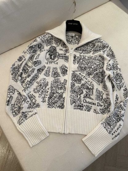 Replica Dior Women's DiorAlps Mock-Neck Cardigan #3863