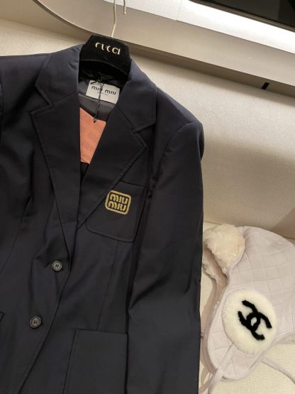  MiuMiu Single-breasted mohair jacket For Women #3869 - Image 2