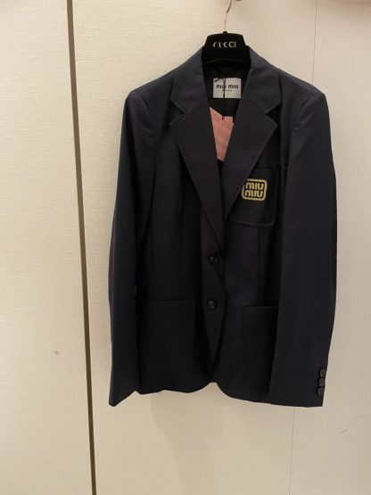  MiuMiu Single-breasted mohair jacket For Women #3869 - Image 6