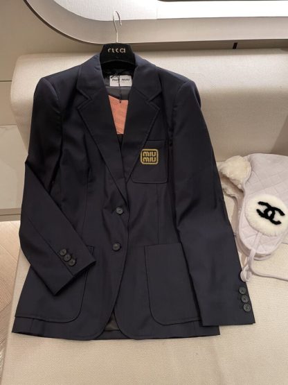  MiuMiu Single-breasted mohair jacket For Women #3869 - Image 8