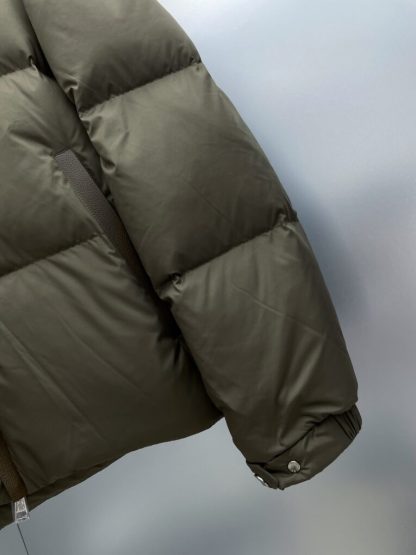 REPLICA MONCLER MEN'S BEIGE BESBRE SHORT DOWN JACKET #3763 - Image 7