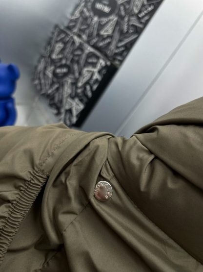 REPLICA MONCLER MEN'S BEIGE BESBRE SHORT DOWN JACKET #3763 - Image 5