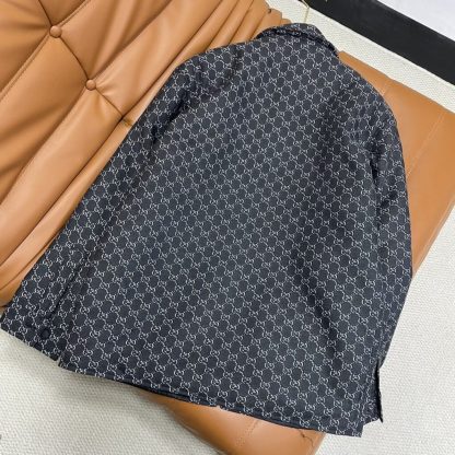  GUCCI MEN'S WOOL JACKET WITH GG SHADOW 803984 #3832 - Image 21