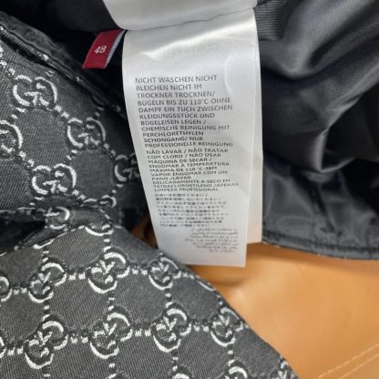  GUCCI MEN'S WOOL JACKET WITH GG SHADOW 803984 #3832 - Image 7