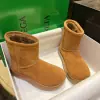  Bottega Veneta Snap Ankle Boot Caramel For Women #3800 - Image 5