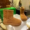  Bottega Veneta Snap Ankle Boot Caramel For Women #3800 - Image 3