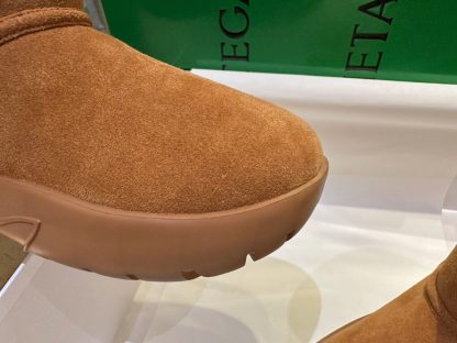  Bottega Veneta Snap Ankle Boot Caramel For Women #3800 - Image 13