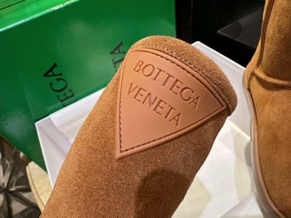  Bottega Veneta Snap Ankle Boot Caramel For Women #3800 - Image 16