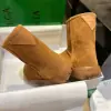  Bottega Veneta Snap Ankle Boot Caramel For Women #3800 - Image 9