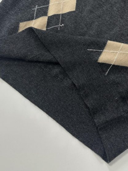  Miu Miu Cashmere knit polo shirt Grey #3890 - Image 9