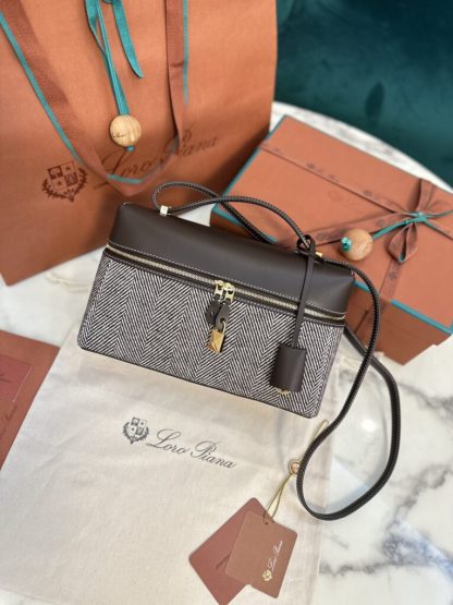 Loro Piana 2024 Extra Bag L27  Virgin Wool Shoulder Bag Crossbody Bag #3759 - Image 7