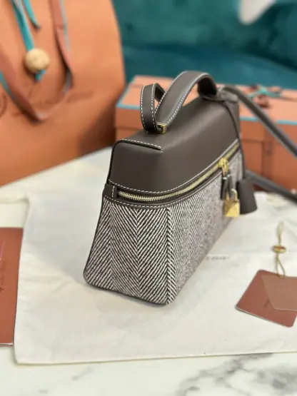 Loro Piana 2024 Extra Bag L27  Virgin Wool Shoulder Bag Crossbody Bag #3759 - Image 9
