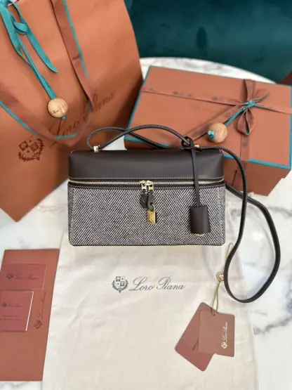 Loro Piana 2024 Extra Bag L27  Virgin Wool Shoulder Bag Crossbody Bag #3759 - Image 10