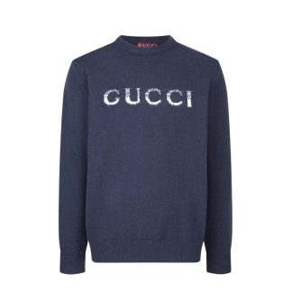 Replica GUCCI MEN'S WOOL SWEATER WITH GUCCI INTARSIA #3839
