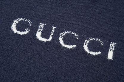  GUCCI MEN'S WOOL SWEATER WITH GUCCI INTARSIA #3839 - Image 8