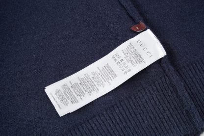 GUCCI MEN'S WOOL SWEATER WITH GUCCI INTARSIA #3839 - Image 9