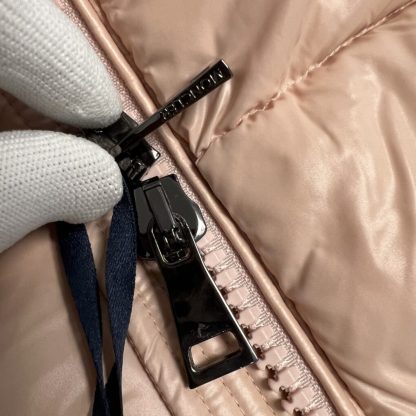 REPLICA MONCLER MAIRE HOODED SHORT DOWN JACKET FOR WOMEN BEIGE #3822 - Image 6