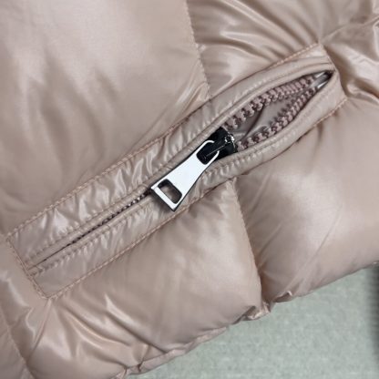 REPLICA MONCLER MAIRE HOODED SHORT DOWN JACKET FOR WOMEN BEIGE #3822 - Image 5