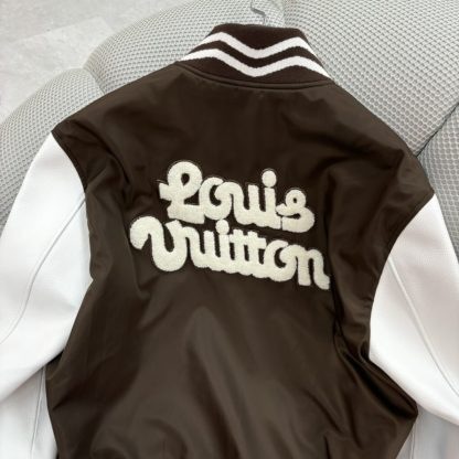  Louis Vuitton Embroidered Varsity Jacket For Men 1AFPWZ #3857 - Image 4