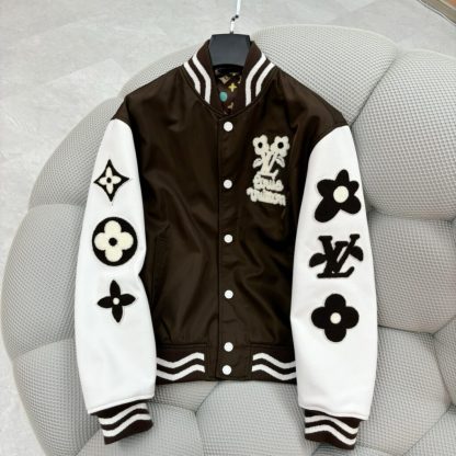 Replica Louis Vuitton Embroidered Varsity Jacket For Men 1AFPWZ #3857