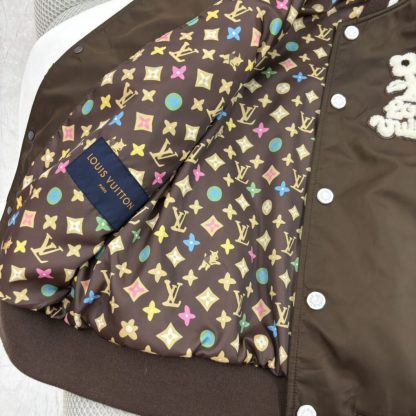  Louis Vuitton Embroidered Varsity Jacket For Men 1AFPWZ #3857 - Image 7