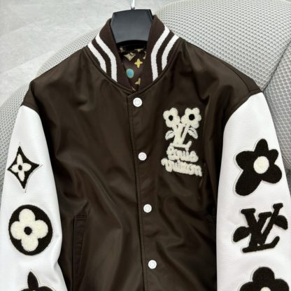  Louis Vuitton Embroidered Varsity Jacket For Men 1AFPWZ #3857 - Image 8