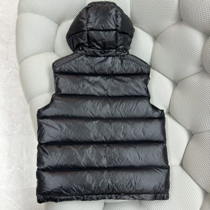 REPLICA MEN'S MONCLER TIBB DOWN GILET VEST BLACK #3775 - Image 8