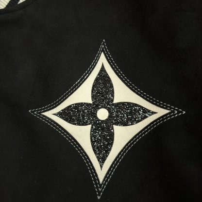  Louis Vuitton Embellished Lambskin Bomber Blouson Leather Jacket For Men #3856 - Image 4