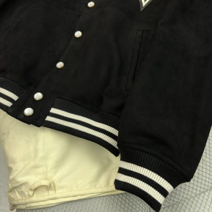  Louis Vuitton Embellished Lambskin Bomber Blouson Leather Jacket For Men #3856 - Image 6