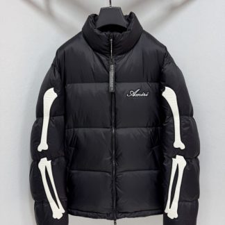 REPLICA AMIRI BONES DOWN JACKET FOR MEN BLACK #3910