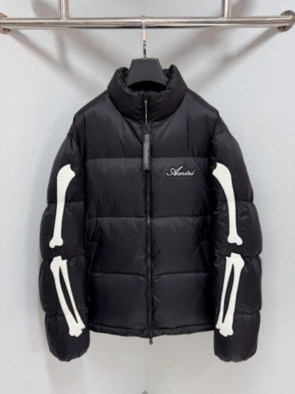 REPLICA AMIRI BONES DOWN JACKET FOR MEN BLACK #3910