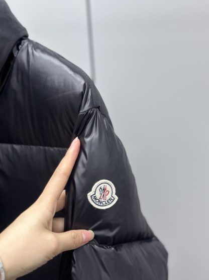 REPLICA MONCLER ABBADIA SHORT DOWN JACKET WOMEN BLACK #3816 - Image 13
