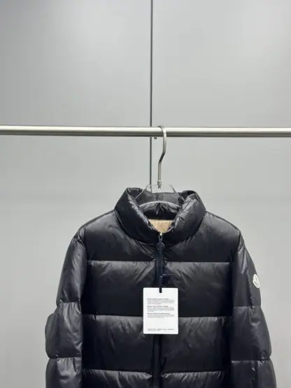 REPLICA MONCLER ABBADIA SHORT DOWN JACKET WOMEN BLACK #3816 - Image 15