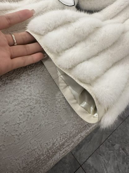  Fendi Mink Fur Coat Lambskin Coat For Women #3781 - Image 4