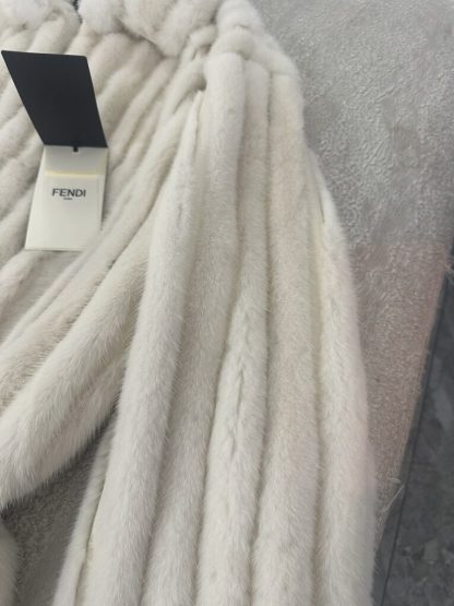  Fendi Mink Fur Coat Lambskin Coat For Women #3781 - Image 6