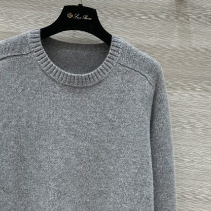  Loro Piana Cellio Crewneck Baby Cashmere Women's Sweater Knitwear #3778 - Image 2