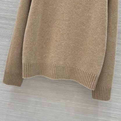  Loro Piana Cellio Crewneck Baby Cashmere Women's Sweater Knitwear Beige #3779 - Image 6