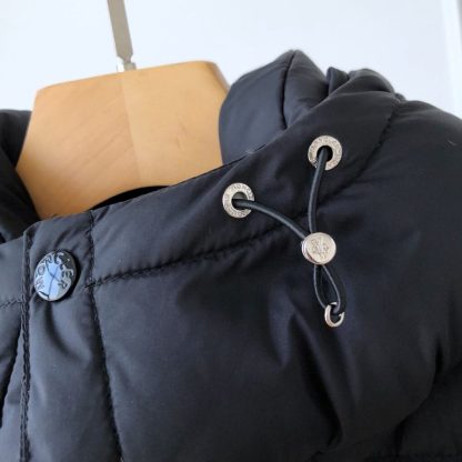 REPLICA MONCLER MEN'S VEZERE FLANNEL SHORT DOWN JACKET BLACK #3761 - Image 10