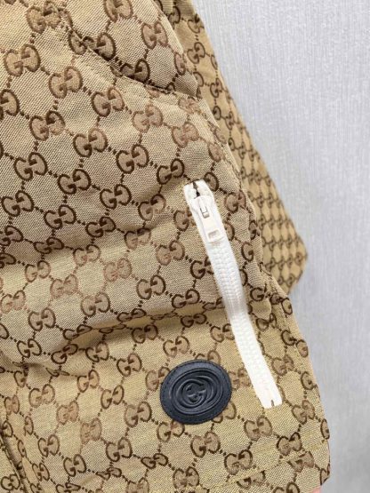 REPLICA GUCCI WOMEN'S GG COTTON CANVAS PUFFER JACKET #3836 - Image 9