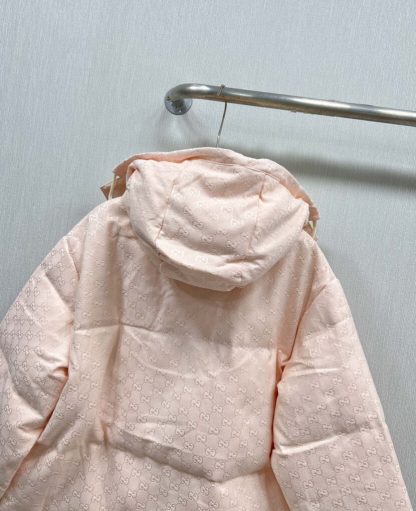 REPLICA GUCCI WOMEN'S GG COTTON CANVAS PUFFER JACKET #3837 - Image 2