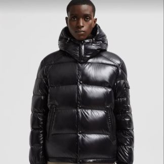 REPLICA MEN'S MONCLER BLACK MALJASSET SHORT DOWN JACKET #3769