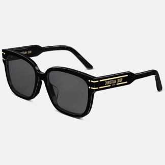 Replica Dior DiorSignature S7F Eyeswear Black Square Sunglasses #4019