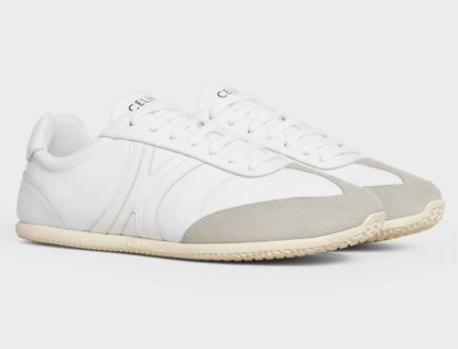 REPLICA CELINE JOGGER LOW LACE-UP SNEAKER IN CALFSKIN & SUEDE CALFSKIN #3924