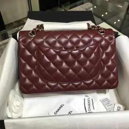 REPLICA CHANEL CLASSIC 11.12 HANDBAG MEDIUM Burgundy #4048 - Image 14