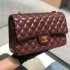 REPLICA CHANEL CLASSIC 11.12 HANDBAG MEDIUM Burgundy #4048 - Image 4