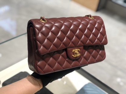 REPLICA CHANEL CLASSIC 11.12 HANDBAG MEDIUM Burgundy #4048 - Image 4