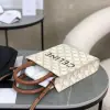 REPLICA CELINE MINI VERTICAL CABAS IN TRIOMPHE CANVAS AND CALFSKIN WITH CELINE PRINT 194372 WHITE #3965 - Image 8